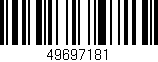 Código de barras (EAN, GTIN, SKU, ISBN): '49697181'