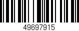 Código de barras (EAN, GTIN, SKU, ISBN): '49697915'