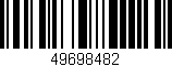 Código de barras (EAN, GTIN, SKU, ISBN): '49698482'