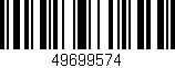 Código de barras (EAN, GTIN, SKU, ISBN): '49699574'