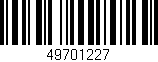 Código de barras (EAN, GTIN, SKU, ISBN): '49701227'