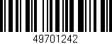Código de barras (EAN, GTIN, SKU, ISBN): '49701242'