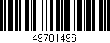 Código de barras (EAN, GTIN, SKU, ISBN): '49701496'