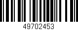 Código de barras (EAN, GTIN, SKU, ISBN): '49702453'