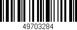 Código de barras (EAN, GTIN, SKU, ISBN): '49703284'