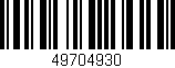 Código de barras (EAN, GTIN, SKU, ISBN): '49704930'