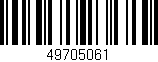 Código de barras (EAN, GTIN, SKU, ISBN): '49705061'