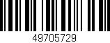 Código de barras (EAN, GTIN, SKU, ISBN): '49705729'