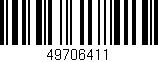 Código de barras (EAN, GTIN, SKU, ISBN): '49706411'