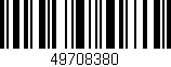 Código de barras (EAN, GTIN, SKU, ISBN): '49708380'