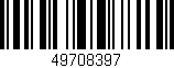 Código de barras (EAN, GTIN, SKU, ISBN): '49708397'