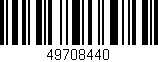 Código de barras (EAN, GTIN, SKU, ISBN): '49708440'