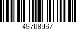Código de barras (EAN, GTIN, SKU, ISBN): '49708967'
