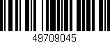 Código de barras (EAN, GTIN, SKU, ISBN): '49709045'