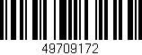 Código de barras (EAN, GTIN, SKU, ISBN): '49709172'