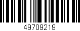 Código de barras (EAN, GTIN, SKU, ISBN): '49709219'