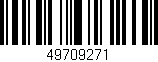 Código de barras (EAN, GTIN, SKU, ISBN): '49709271'