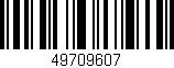Código de barras (EAN, GTIN, SKU, ISBN): '49709607'