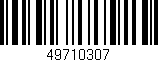 Código de barras (EAN, GTIN, SKU, ISBN): '49710307'