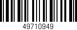 Código de barras (EAN, GTIN, SKU, ISBN): '49710949'