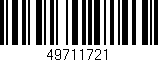 Código de barras (EAN, GTIN, SKU, ISBN): '49711721'