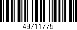 Código de barras (EAN, GTIN, SKU, ISBN): '49711775'