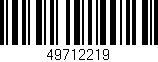 Código de barras (EAN, GTIN, SKU, ISBN): '49712219'
