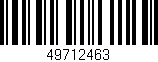 Código de barras (EAN, GTIN, SKU, ISBN): '49712463'