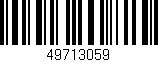 Código de barras (EAN, GTIN, SKU, ISBN): '49713059'