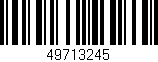 Código de barras (EAN, GTIN, SKU, ISBN): '49713245'