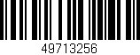 Código de barras (EAN, GTIN, SKU, ISBN): '49713256'