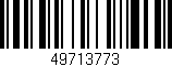Código de barras (EAN, GTIN, SKU, ISBN): '49713773'