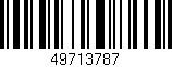 Código de barras (EAN, GTIN, SKU, ISBN): '49713787'