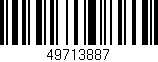 Código de barras (EAN, GTIN, SKU, ISBN): '49713887'