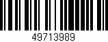 Código de barras (EAN, GTIN, SKU, ISBN): '49713989'