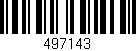 Código de barras (EAN, GTIN, SKU, ISBN): '497143'
