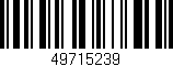 Código de barras (EAN, GTIN, SKU, ISBN): '49715239'