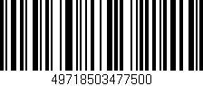 Código de barras (EAN, GTIN, SKU, ISBN): '49718503477500'