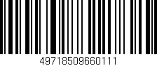 Código de barras (EAN, GTIN, SKU, ISBN): '49718509660111'