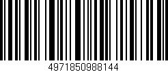 Código de barras (EAN, GTIN, SKU, ISBN): '4971850988144'