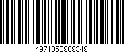 Código de barras (EAN, GTIN, SKU, ISBN): '4971850989349'