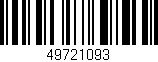 Código de barras (EAN, GTIN, SKU, ISBN): '49721093'
