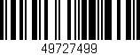 Código de barras (EAN, GTIN, SKU, ISBN): '49727499'