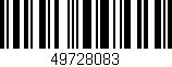 Código de barras (EAN, GTIN, SKU, ISBN): '49728083'