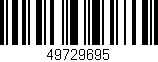 Código de barras (EAN, GTIN, SKU, ISBN): '49729695'