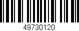 Código de barras (EAN, GTIN, SKU, ISBN): '49730120'