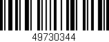Código de barras (EAN, GTIN, SKU, ISBN): '49730344'