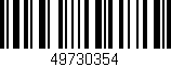 Código de barras (EAN, GTIN, SKU, ISBN): '49730354'