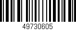 Código de barras (EAN, GTIN, SKU, ISBN): '49730605'