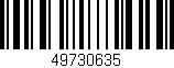 Código de barras (EAN, GTIN, SKU, ISBN): '49730635'